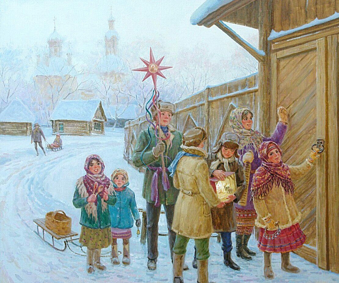 Картинка рождество на руси