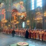 Божественная литургия в соборе в честь Воскресения Христова